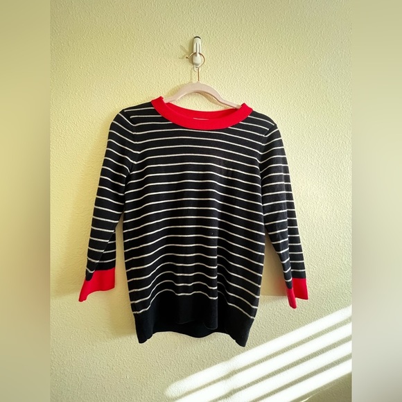 Club Monaco Striped Cropped Sweater - Picture 7 of 11